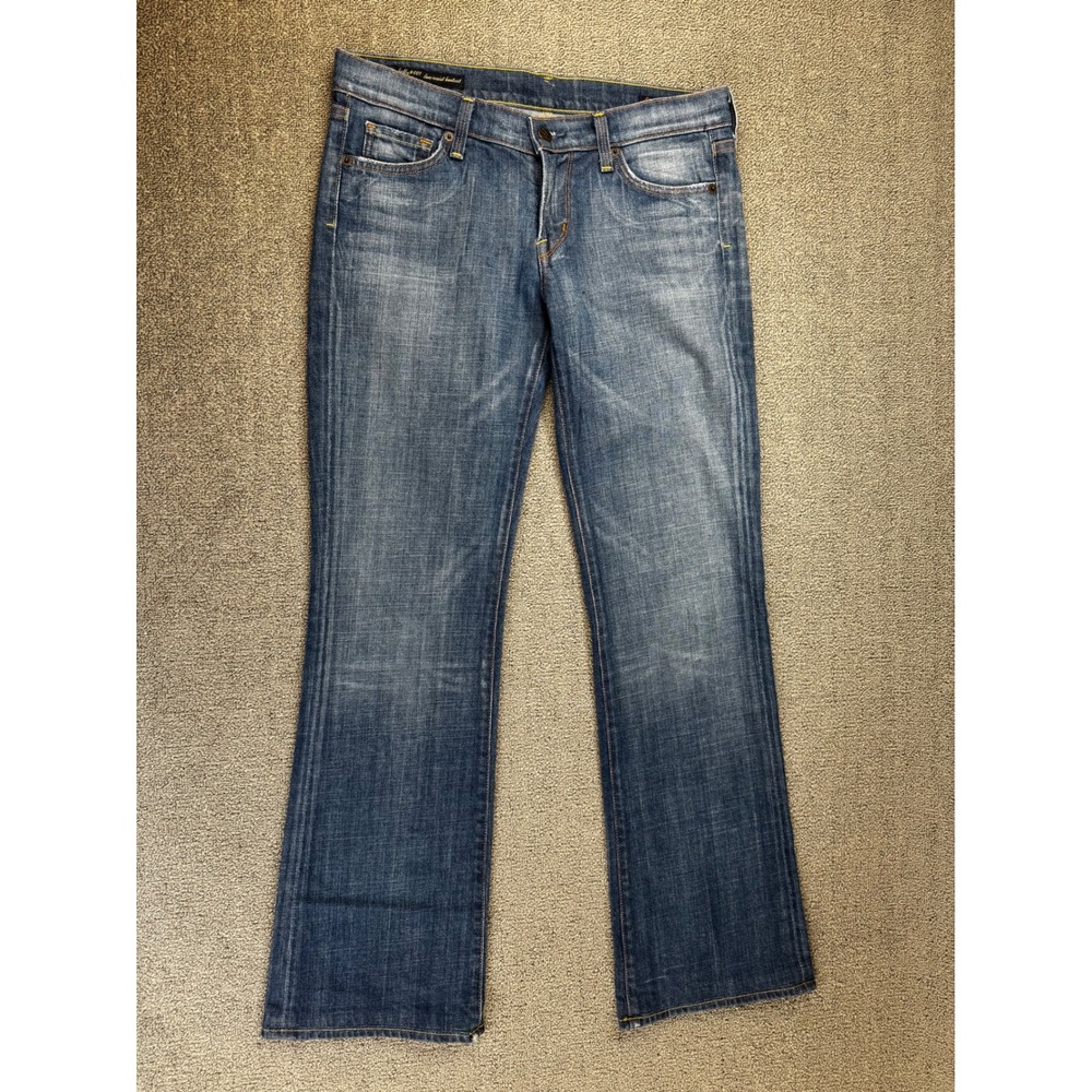 Citizens of Humanity Jeans Blue Size 29 Kelly 001 Low Waist Bootcut Made in USA